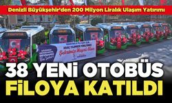 38 Yeni Otobüs Filoya Katıldı