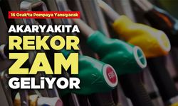 Akaryakıta Rekor Zam Geliyor