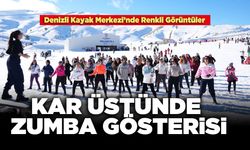 Kar Üstünde Zumba Gösterisi