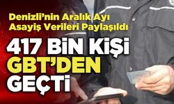 417 Bin Kişi GBT’den Geçti