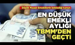 En Düşük Emekli Aylığı TBMM'de Kabul Edildi