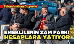 Emeklilerin Zam Farkı Hesaplara Yatıyor