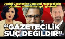 Denizli Gazeteciler Cemiyeti : “Gazetecilik Suç Değildir”