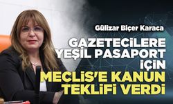 Gülizar Biçer Karaca, Gazetecilere Yeşil Pasaport İçin Meclis'e Kanun Teklifi Verdi