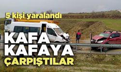 Kafa Kafaya Çarpıştılar; 5 kişi yaralandı