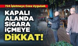 Kapalı Alanda Sigara İçmeye Dikkat!