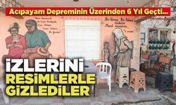 Depremin İzleri Resimlerle Gizlendi