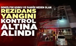 Denizli’de rezidans yangını kontrol altına alındı