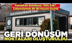 Geri Dönüşüm Noktaları Oluşturuldu