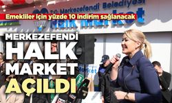 Merkezefendi Halk Market Açıldı