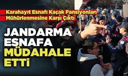 Karahayıt Esnafına Jandarma Esnafa Müdahale Etti