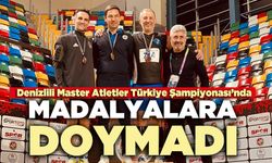 Denizlili Master Atletler Türkiye Şampiyonası’nda Madalyalara Doymadı