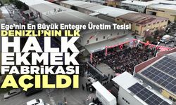 Denizli’nin İlk Halk Ekmek Fabrikası Merkezefendi’de Açıldı