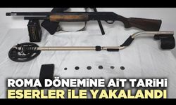 Roma Dönemine Ait Tarihi Eserler İle Yakalandı