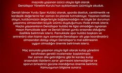 Denizli İdman Yurdu; "Olayın Denizlispor’a mal edilmesi uygun değil"