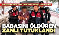 Babasını öldüren zanlı tutuklandı