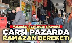 Çarşı pazarda ramazan bereketi