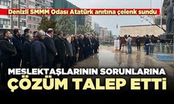 Meslektaşlarının sorunlarına çözüm talep etti.