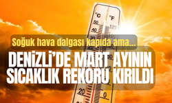 Denizli’de Mart Ayında Sıcaklık Rekoru Kırıldı