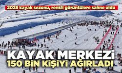 Kayak merkezi 150 bin kişiyi ağırladı