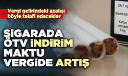 sigarada ÖTV'de indirim  maktu vergide artış