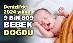 Denizli'de 2024 yılında 9 bin 809 bebek doğdu