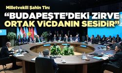 Milletvekili Şahin Tin: “Budapeşte’deki zirve, ortak vicdanın sesidir”