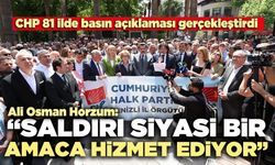 Ali Osman Horzum: “Saldırı siyasi bir amaca hizmet ediyor”