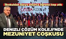 Denizli Çözüm Koleji’nde mezuniyet coşkusu