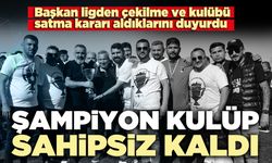 Şampiyon kulüp sahipsiz kaldı
