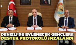 Denizli‘de Evlenecek Gençlere Destek Protokolü İmzalandı