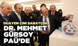 Duayen çini sanatçısı Dr. Mehmet Gürsoy PAÜ’de