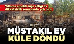 Müstakil ev küle döndü