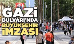 Gazi Bulvarı’nda Büyükşehir İmzası