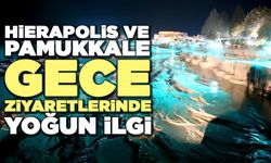 Hierapolis Ve Pamukkale Gece Ziyaretlerinde Yoğun İlgi