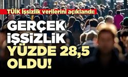 TÜİK İşsizlik verilerini açıklandı: Gerçek işsizlik yüzde 28,5 oldu!