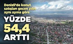 Denizli’de konut satışları yüzde 54,4 arttı