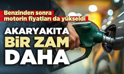 Akaryakıta bir zam daha