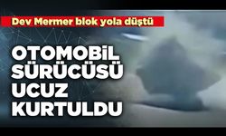 Otomobil sürücüsü ucuz kurtuldu