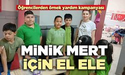 Minik Mert için el ele: Öğrencilerden örnek yardım kampanyası
