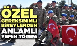 Özel Gereksinimli Bireylerden Anlamlı Yemin Töreni