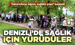Denizli’de sağlık için yürüdüler
