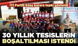 30 yıllık tesislerin boşaltılması istendi
