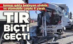 Tır biçti geçti: 6 kişi yaralandı