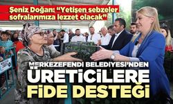 Merkezefendi Belediyesi’nden üreticilere fide desteği
