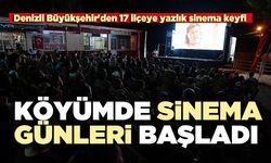 Köyümde sinema günleri başladı