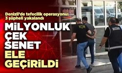 Milyonluk çek-senet ele geçirildi