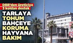 Tarlaya tohum, bahçeye koruma, hayvana bakım