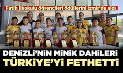 Denizli’nin minik dahileri Türkiye’yi fethetti