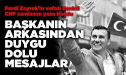Başkanın arkasından duygu dolu mesajlar